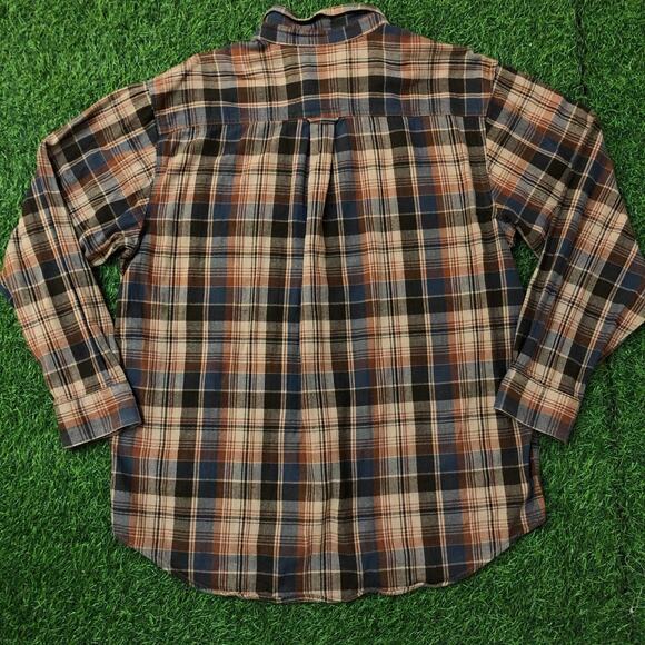 Plaid Wolverine Workwear Flannel Front Pocket Long Sleeve - Picture 2 of 5